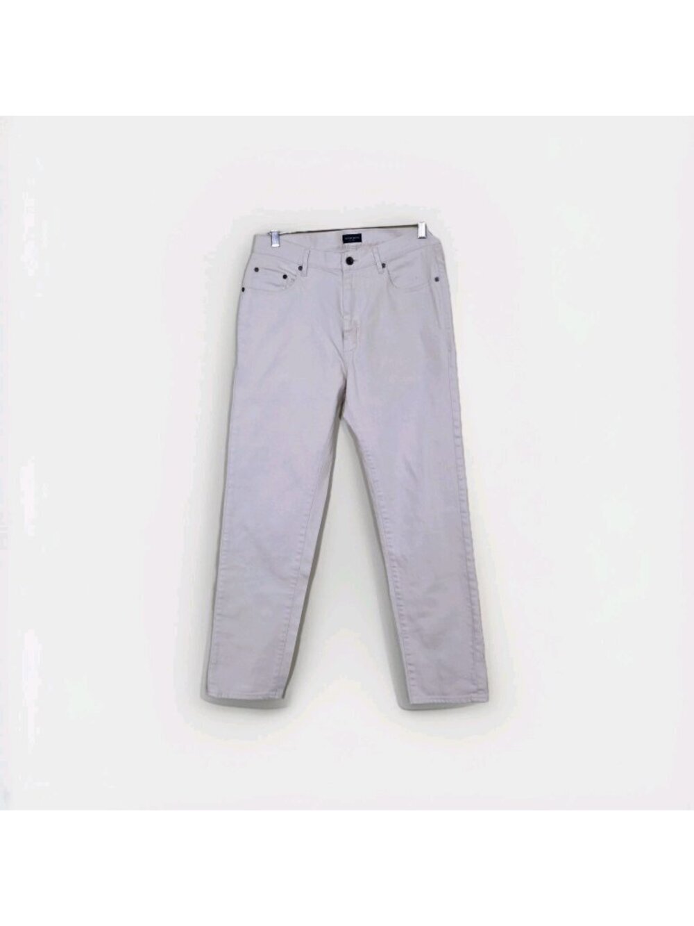 Proper Cloth 5 Pocket Jean 32 x 28.5 Akita Cream Stretch Organic Slub Twill Edgy